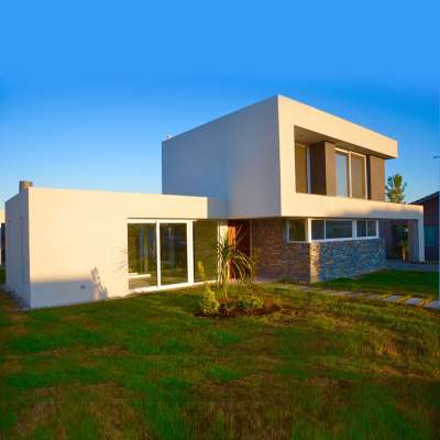 Deepblue Smarthouse beautiful cheap modern prefab luxury light steel frame structure villa