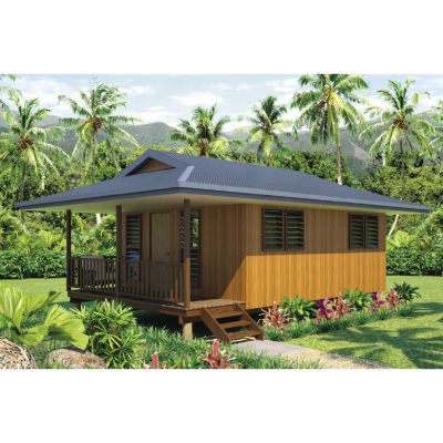 Deepblue Smarthouse resort small prefabricated light steel wooden design house