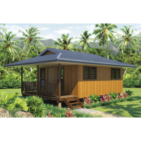 Deepblue Smarthouse resort small prefabricated light steel wooden design house