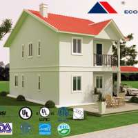 Wonderful prefabricated house with solar energy and intelligent system reasonable design comfortable home stay